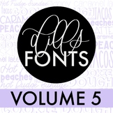 Dills Fonts - Volume 5