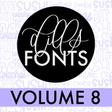 Dills Fonts - Volume 8
