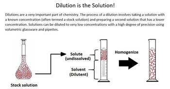 Preview of Dilution and Serial Dilution Lecture Notes