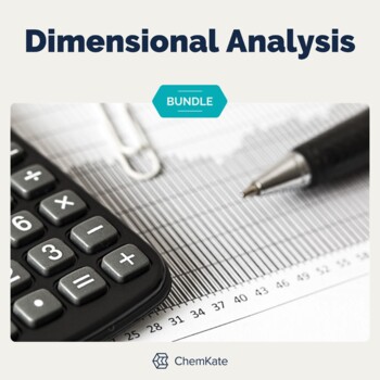 Preview of Dimensional Analysis BUNDLE | Digital Resource