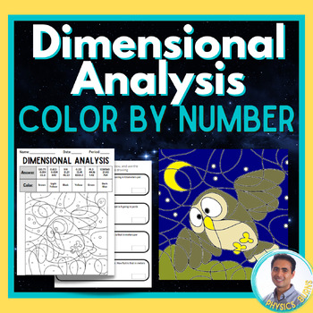 Preview of Dimensional Analysis Color By Numbers