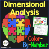 Dimensional Analysis Color by Number