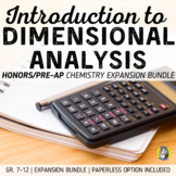 Dimensional Analysis: Honors Expansion Bundle