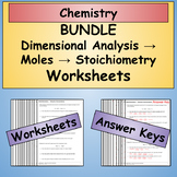 Dimensional Analysis, Mole Conversions, and Stoichiometry 