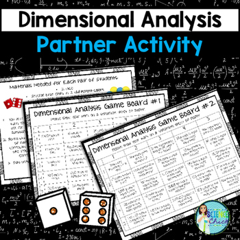 Preview of Dimensional Analysis Partner Activity