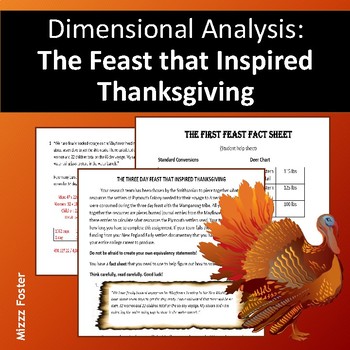 Preview of Dimensional Analysis: The Feast That Inspired Thanksgiving