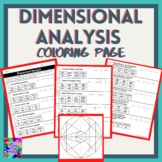 Dimensional Analysis (Unit Conversions) Coloring Activity