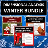 Dimensional Analysis: Winter Months Bundle (Factor Label Method)
