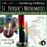 Dimensional Analysis and Chemical Quantities St. Patrick's