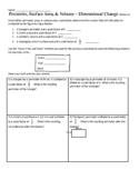 Dimensional Change (version 2) Worksheet