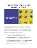 Diminutives in Spanish ¿Cosas de edad?
