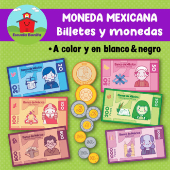 Preview of Dinero Moneda Mexicana!!! - Mexican Money clipart