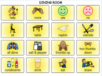 Preview of Dining Room Communication Board