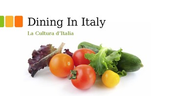 Preview of Dining in Italy