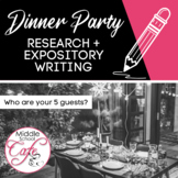 Dinner Party Informative Research Writing Project