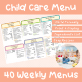 Child Care Menu - Child Care Menus and Recipes