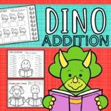Dino Addition. Addition Worksheets. Adding with Addends 0-