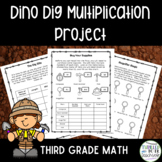 Dinosaur Themed Differentiated Multiplication Project