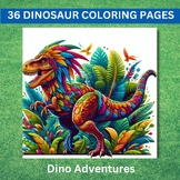 Dino Discovery: Interactive Coloring Pages: Prehistoric Di