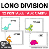 Long Division Task Cards 4.NBT.6