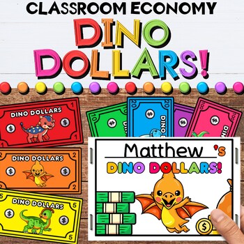 Preview of Dino Dollars - Printable Dinosaur Money & Coins for a Classroom Economy