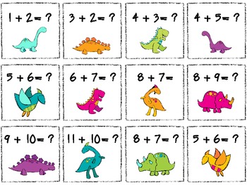 Dino Doubles Math Games by Terra Kubert | Teachers Pay ...