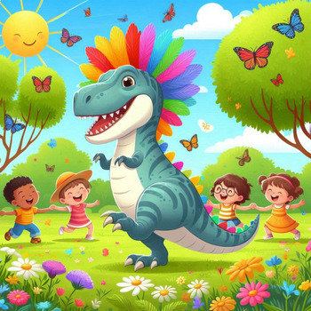 Preview of Dino Melodies: Preschool Dinosaur Songs and Learning Activities