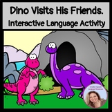 Dino Visits His Friends Interactive Language Activity