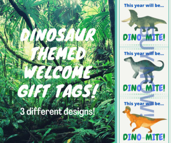 Preview of Dino-mite Gift Tags/Labels
