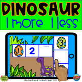 Dinosaur 1 More 1 Less with Boom Cards