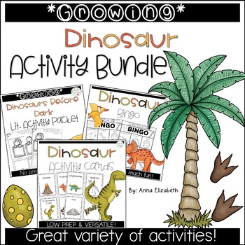 Dinosaur Activities Bundle by Anna Elizabeth | Teachers Pay Teachers