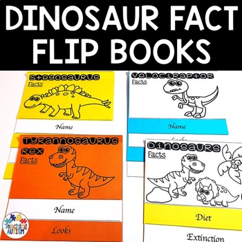 Front and Back Dinosaur Flip Book - Teach Beside Me