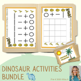 Dinosaur Activities - File Folder Adaptive Special Educati