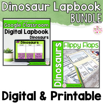 Preview of All About Dinosaur Kindergarten Science Activities - Research Craft Bundle
