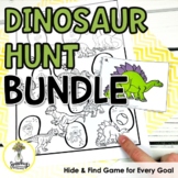 Dinosaur Activities Speech Therapy Scavenger Hunt Bundle