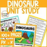 Dinosaur Activities Thematic Unit PBL for Fossils and Pale