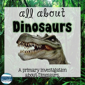 Preview of Dinosaur Activities for Kindergarten
