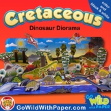 Dinosaur Activity Craft | Diorama of Cretaceous Period