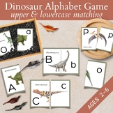 Letter Matching Center Dinosaur Activity Alphabet Lower an