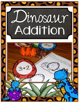 Preview of Dinosaur Addition Center