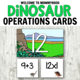 Dinosaur Addition, Subtraction, Multiplication, Division S