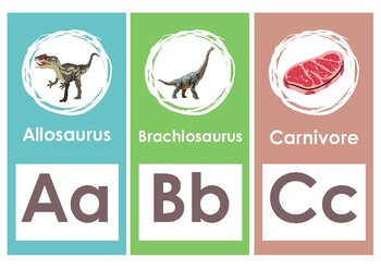 Preview of Dinosaur Alphabet