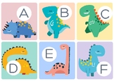 Dinosaur Alphabet Flashcards