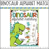 Dinosaur Alphabet Match {Updated 3/2015}