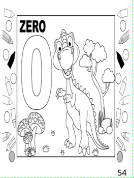 Dinosaur Coloring Activity Book For Kids Ages 4-8: Dinosaur Dot Markers,  Alphabet, Number, Puzzled And Maze …