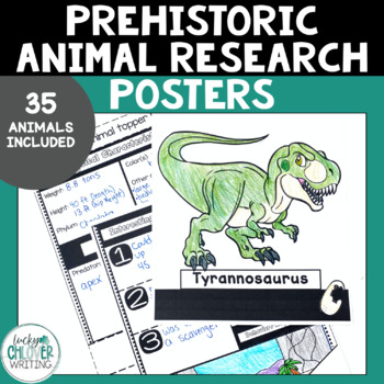 Preview of Dinosaur Animal Research Project Posters