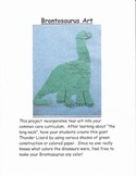 Dinosaur Art:  Brontosaurus Project
