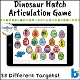 Dinosaur Articulation Boom Cards for Speech Therapy