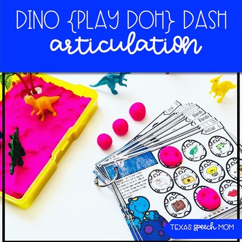 Preview of Dinosaur Dash Mats: Articulation No Prep Speech Therapy Activity