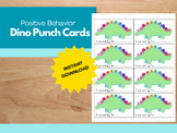 Dinosaur Behavior Punch Cards, Classroom Management, Posit